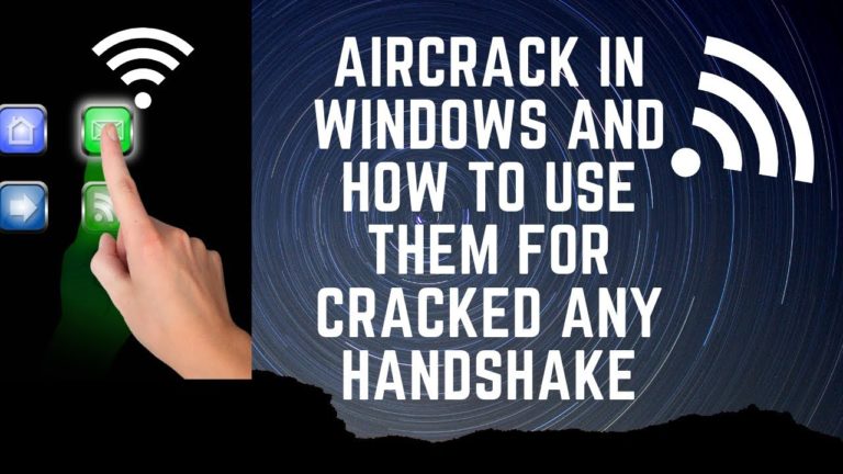 using aircrack ng on windows