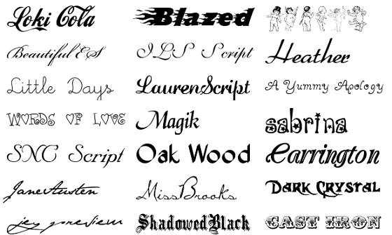 download fonts for photoshop